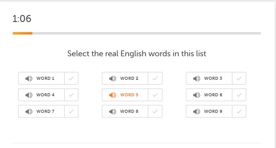 اختبار دولينجو Duolingo