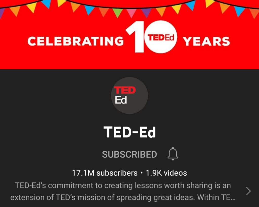 تيد التعليمية " Ted Ed " |أفضل قنوات يوتيوب للاطفال|